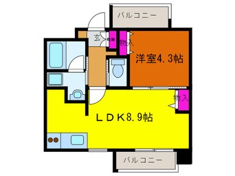 間取図 ブランシュ－ル北町