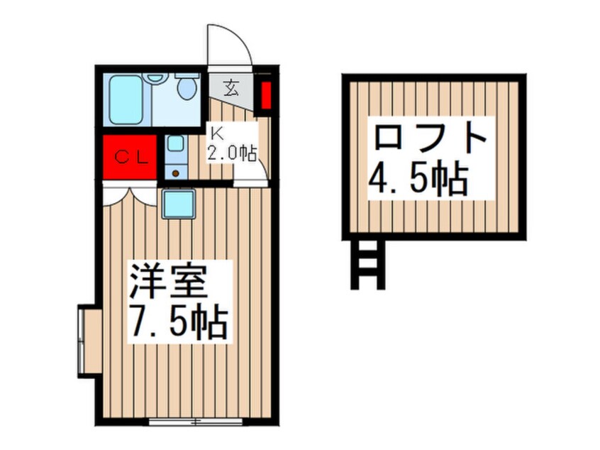 間取図 エスポワール朝日