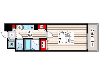 間取図 ﾆｭｰｶﾞｲｱﾘﾙｰﾑ東葛西No.76