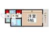 津田沼ﾀﾞｲｶﾝﾌﾟﾗｻﾞｼﾃｨ(107) 1Kの間取り