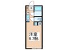 ルート菊名 1Rの間取り