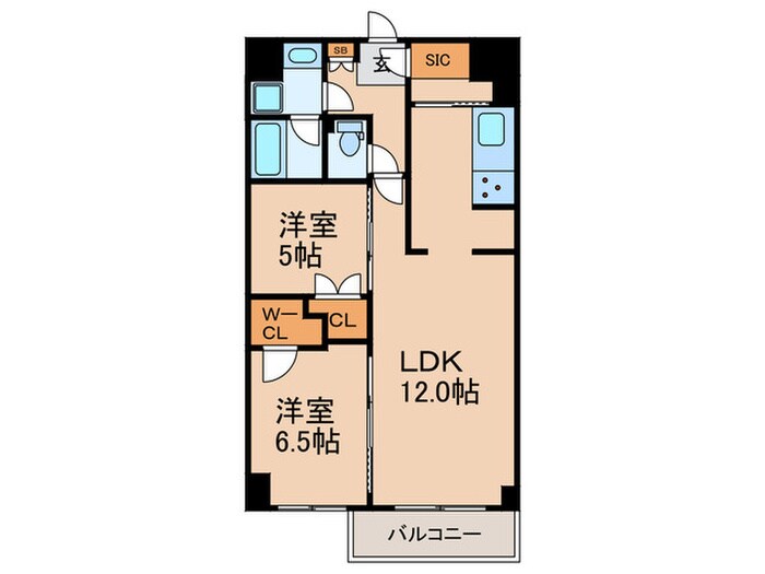 間取り図 ｻﾞ･ｹﾝｼﾞﾝﾄﾝ･ﾚﾝｼﾞﾃﾞﾝｽときわ台