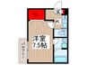仮）ジーメゾン浦和松本 1Kの間取り