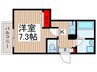 仮）ジーメゾン浦和松本 1Kの間取り