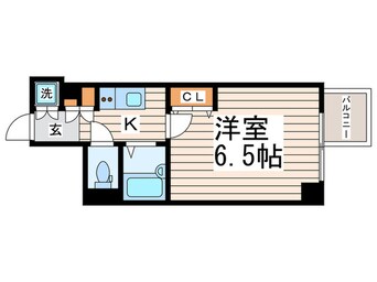 間取図 ｼﾞｪﾉｳﾞｨｱ桜台ｸﾞﾘｰﾝｳｫｰﾙ(301)