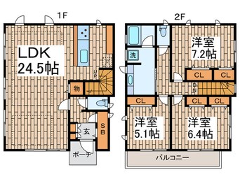 間取図 山王４丁目戸建