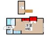 ラインヴィラ大巌寺Ｂ 1Rの間取り
