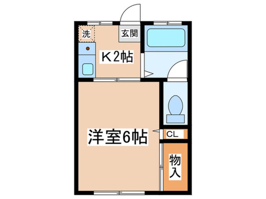 間取図 第１永山コーポ
