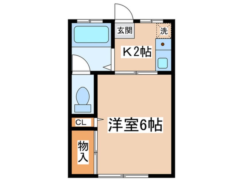 間取図 第１永山コーポ