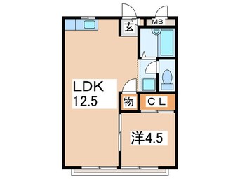 間取図 キャッスルプラザ