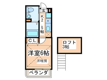 間取図 ピースコート登戸