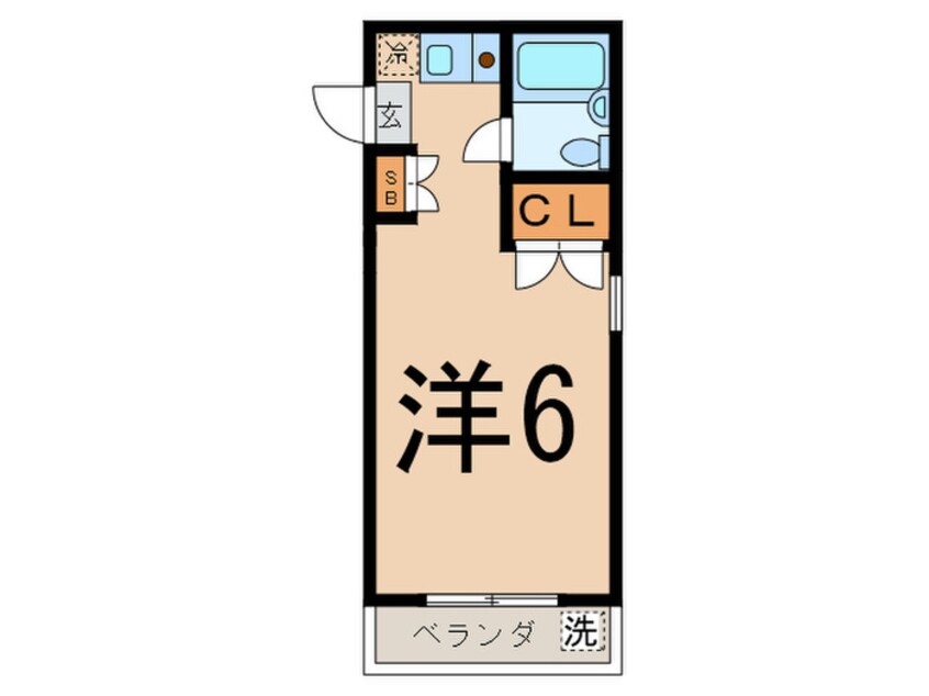 間取図 フラッツ学芸大