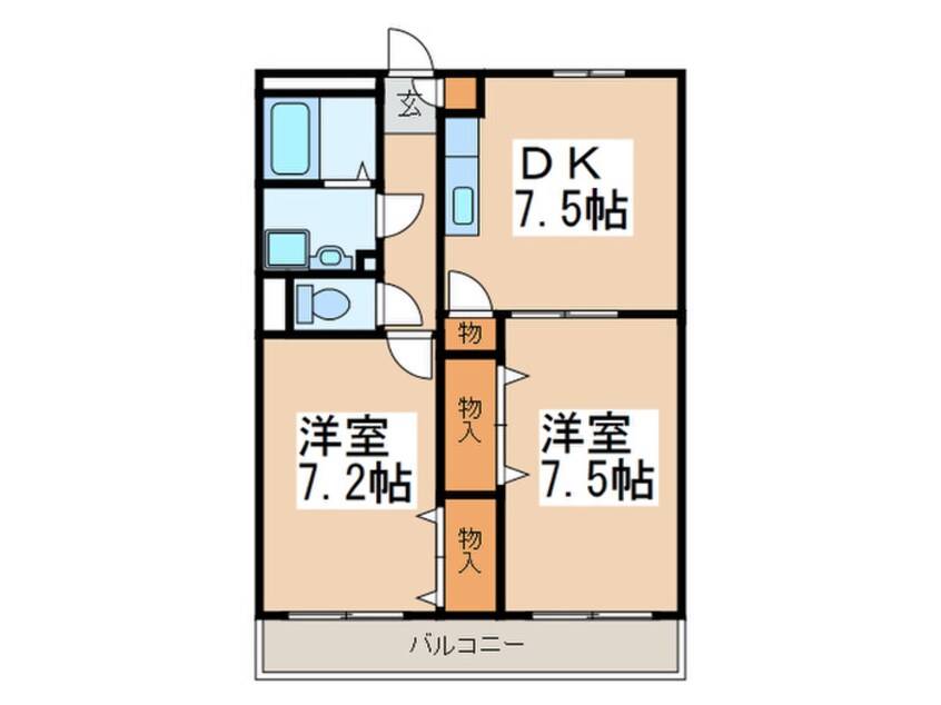 間取図 アンプル－ルフェ－ルドリ－ミ