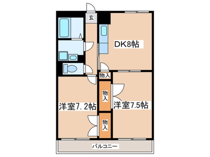 間取図 アンプル－ルフェ－ルドリ－ミ