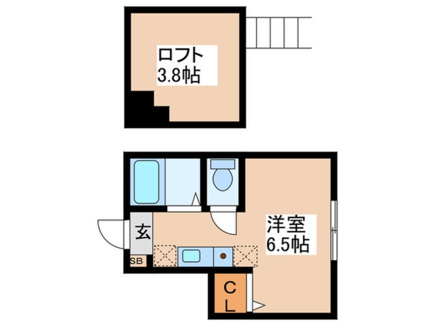 間取図 バーミープレイス青砥