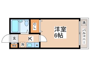 間取図 アルカディア河辺７C棟