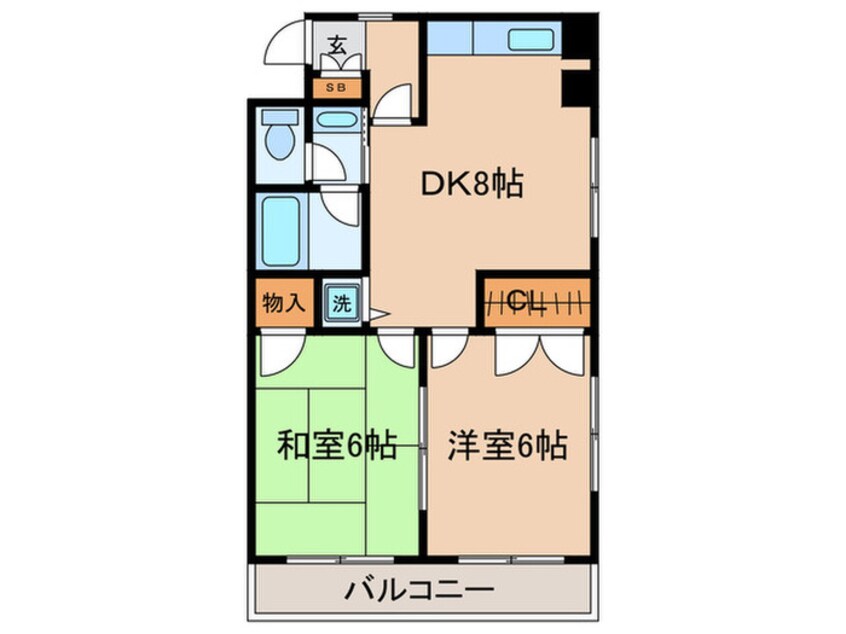 間取図 コウジ－コ－ト幸