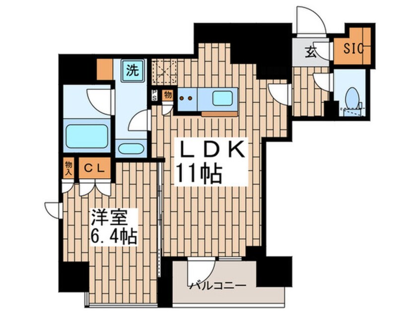 間取図 パークアクシス大森レジデンス