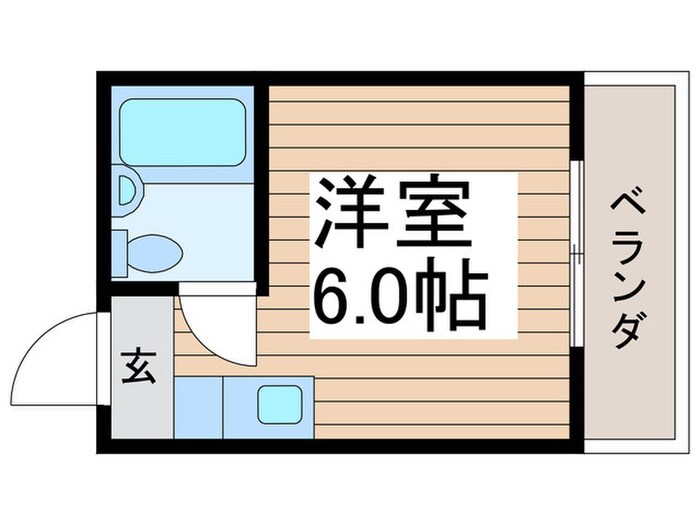 間取り図 パ－ルハイツ大沼