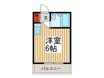 間取図 パ－ルハイツ大沼