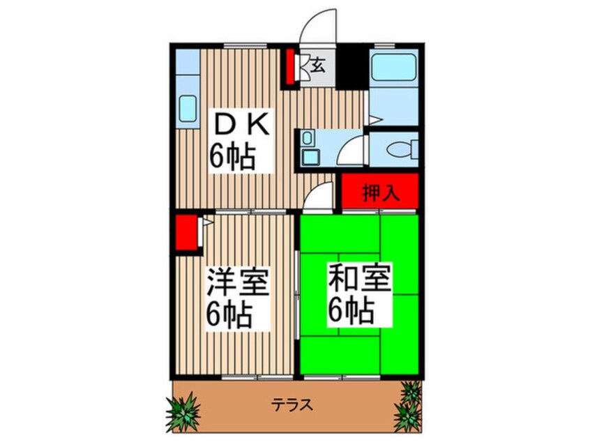 間取図 ドミ－ル・エントピア