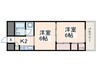 Ｋ・Ｓﾌﾟﾗｻﾞ 2Kの間取り