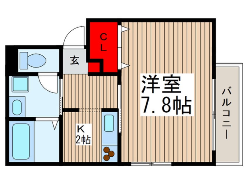 間取図 ジュネス・K
