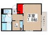 ジュネス・K 1Kの間取り