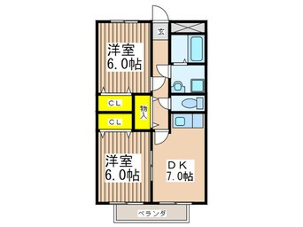 間取図 メゾンクレール