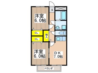 間取図 メゾンクレール