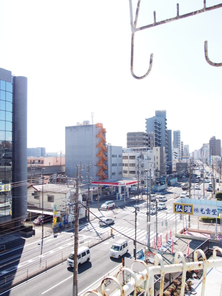 室内からの展望 豊川マンション