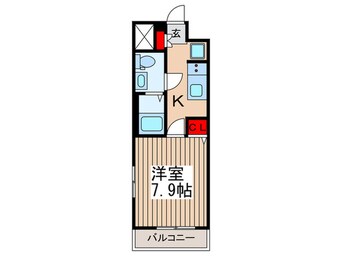 間取図 コンフォリア谷塚