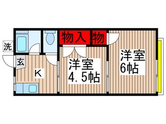 間取図 コ－ポ尾崎