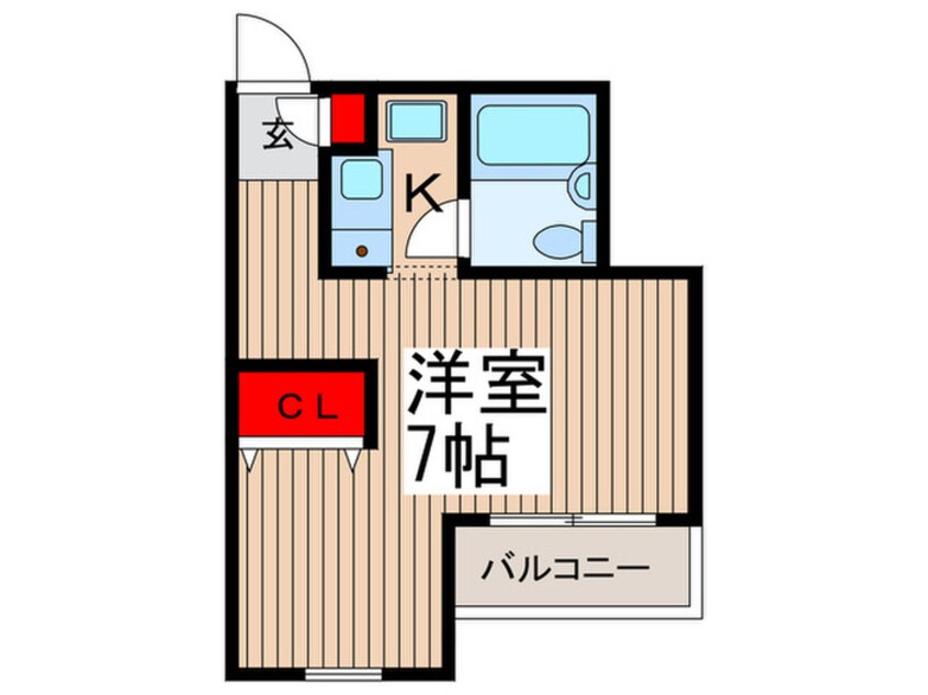 間取図 ﾍﾞﾙﾄﾋﾟｱ松戸第8