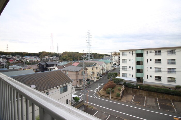 室内からの展望 ポプラヶ丘コープ８号棟