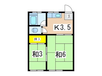 間取図 平和荘