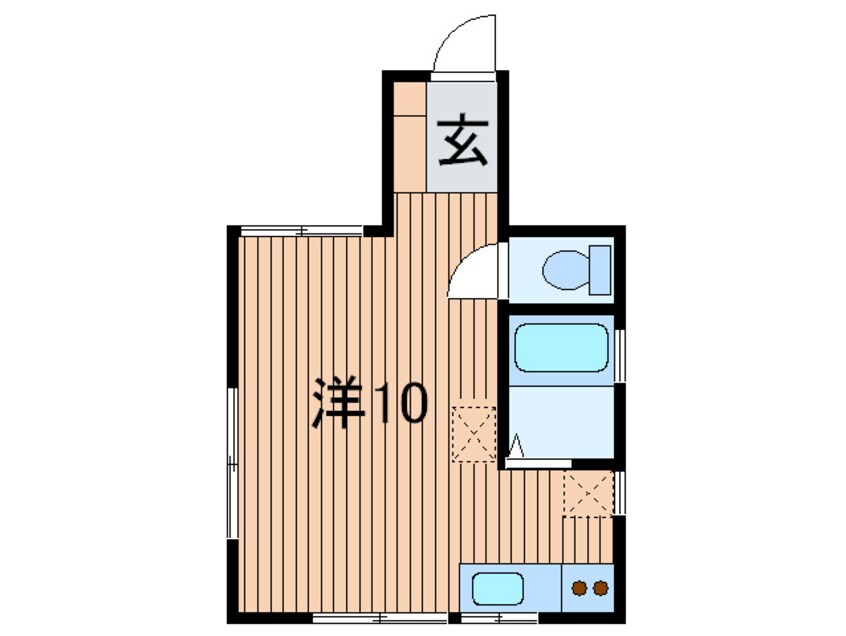 間取図 ハイツ土岐