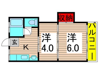 間取図 コ－ポテンソウ