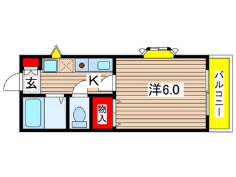 間取図 ロイヤルコーポ弁天