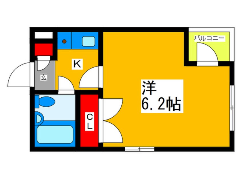 間取図 ロンベルク１７