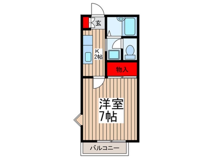 間取図 カスミハウス