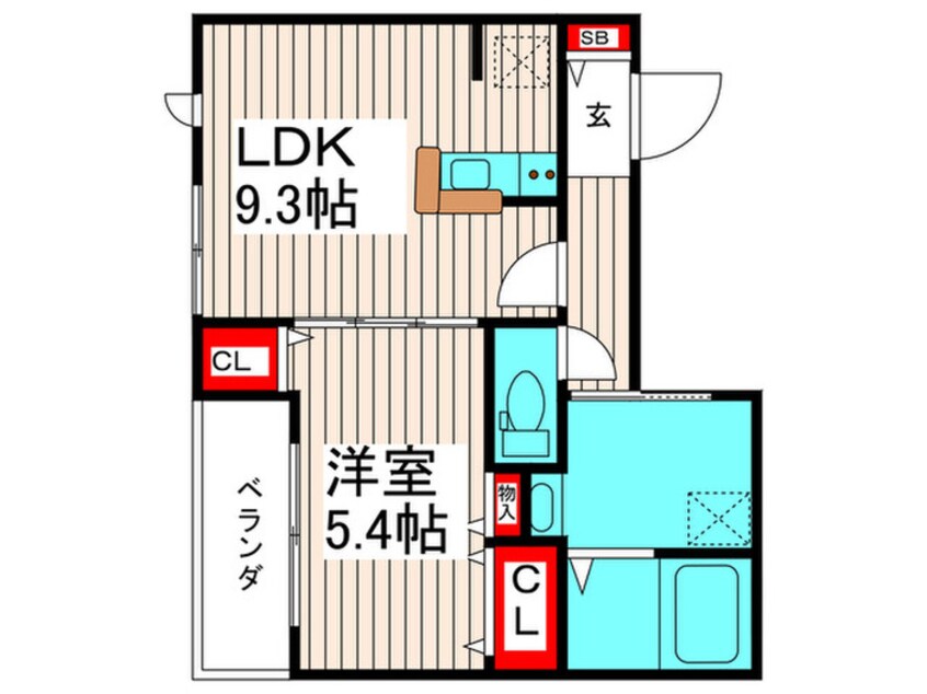 間取図 フィカーサ神領堀