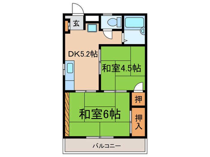 間取り図 サンハイツホンダ