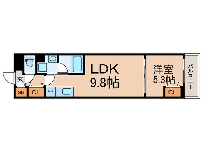 間取り図 プライムガーデン若木
