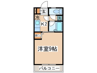 間取図 ボヌ－ル橋場