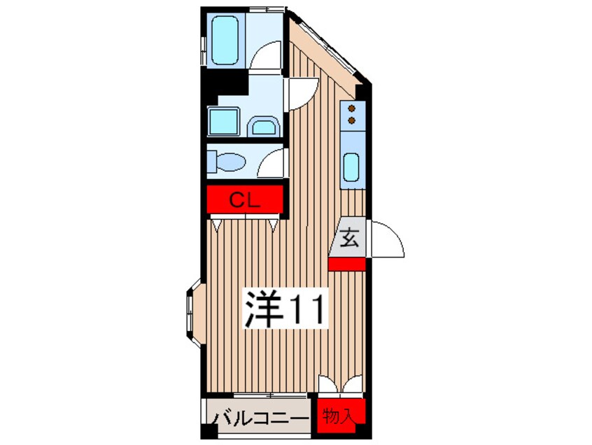 間取図 ヴァンベ－ル入曽Ⅱ