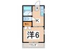 小牧マンション 1Kの間取り