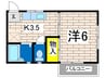 ジュネスピノン 1Kの間取り