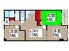 メゾンドアムール 3LDKの間取り