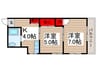 松村ビル 2Kの間取り